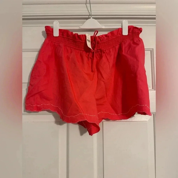 NWT By Anthropologie Linen Double Waistband Shorts - Picture 4 of 7